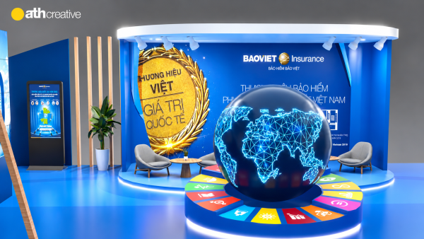 THIẾT KẾ BOOTH TRIỂN LÃM BẢO VIỆT
